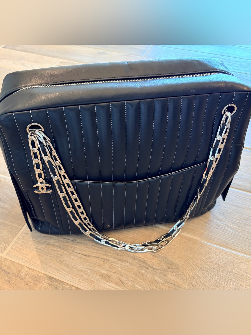 CHANEL Lambskin Leather Mademoiselle Handbag - Picture 2 of 16